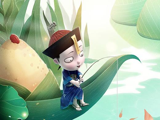 听说,没有一只“粽子”能躲得过端午 | 僵小鱼壁纸