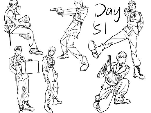 #速写60天挑战赛#DAY51@速写班长