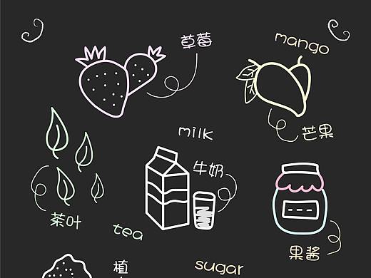 黑板创意画-奶茶菜单