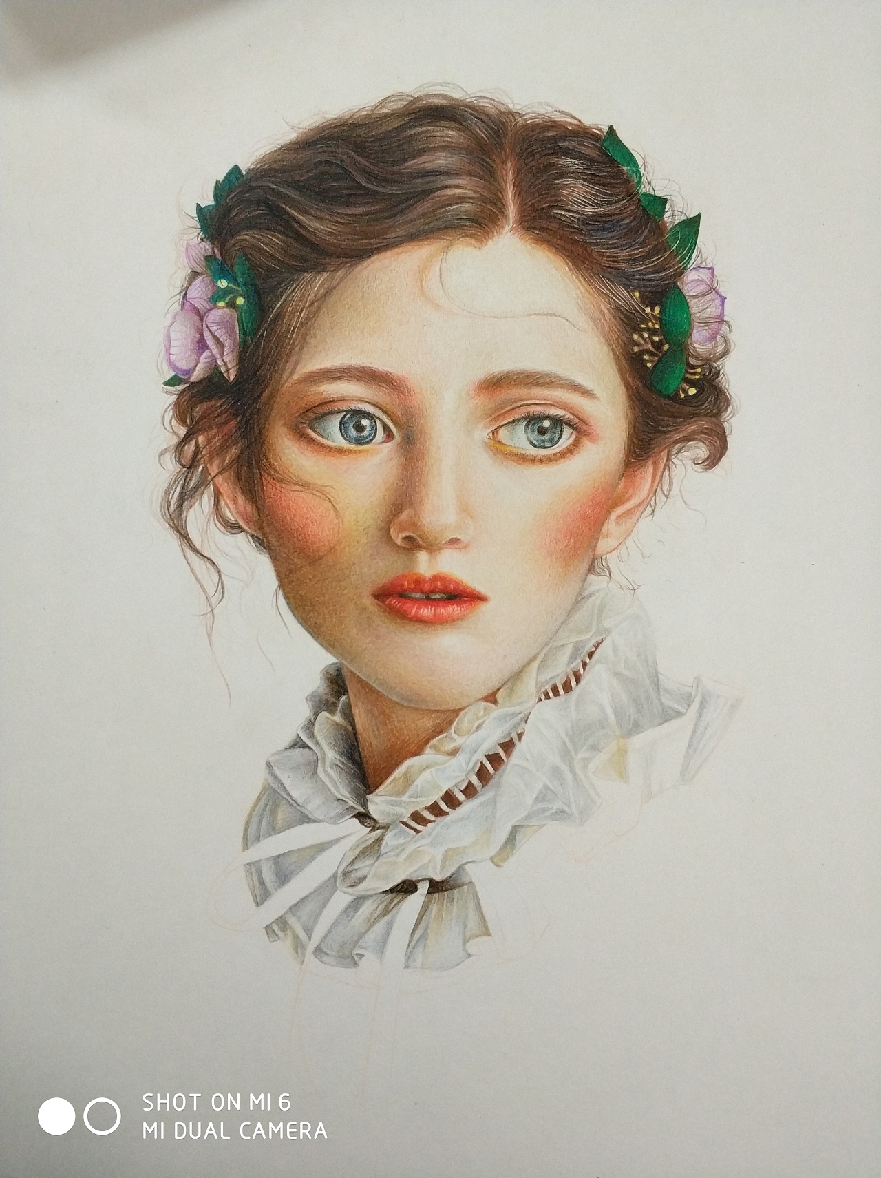 人物彩铅手绘练习