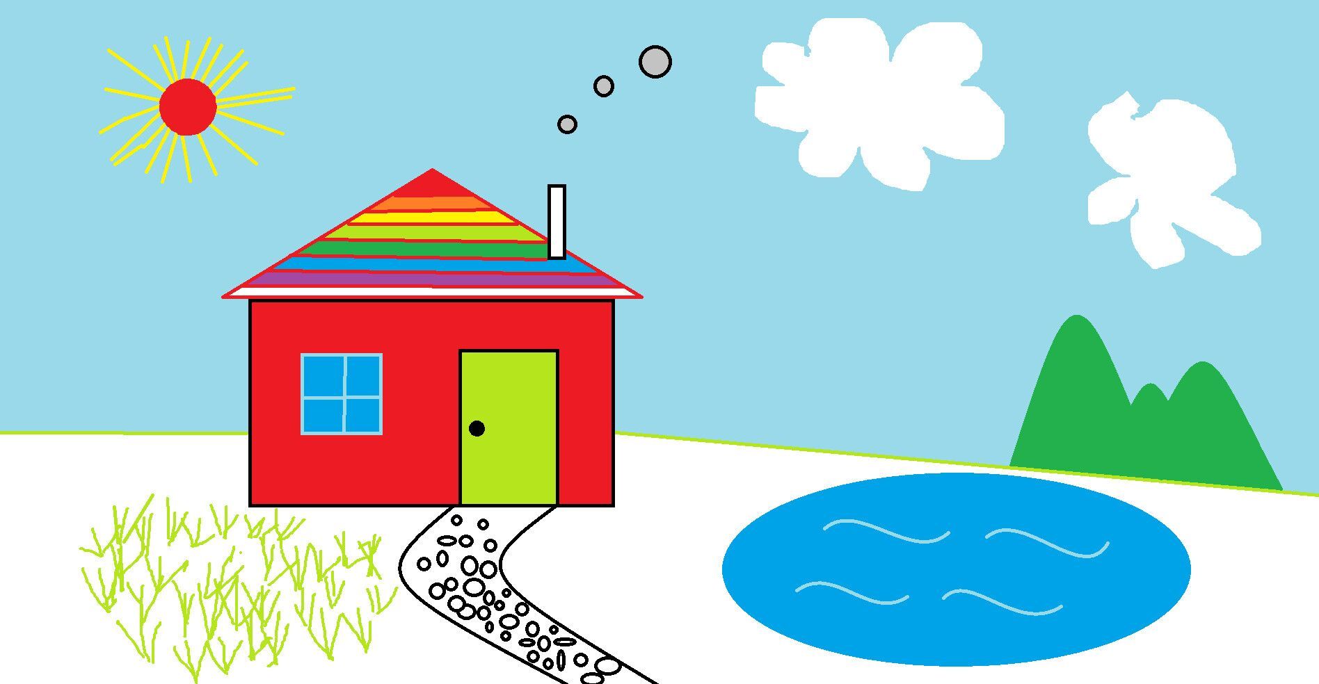 可爱的小房子|插画|创作习作|大谷谷咕噜噜 - 临摹作品 - 站酷 (ZCOOL)