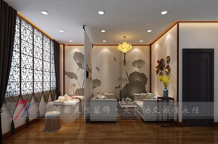 郑州养生馆设计案例郑州海龙养生馆设计装修效果图