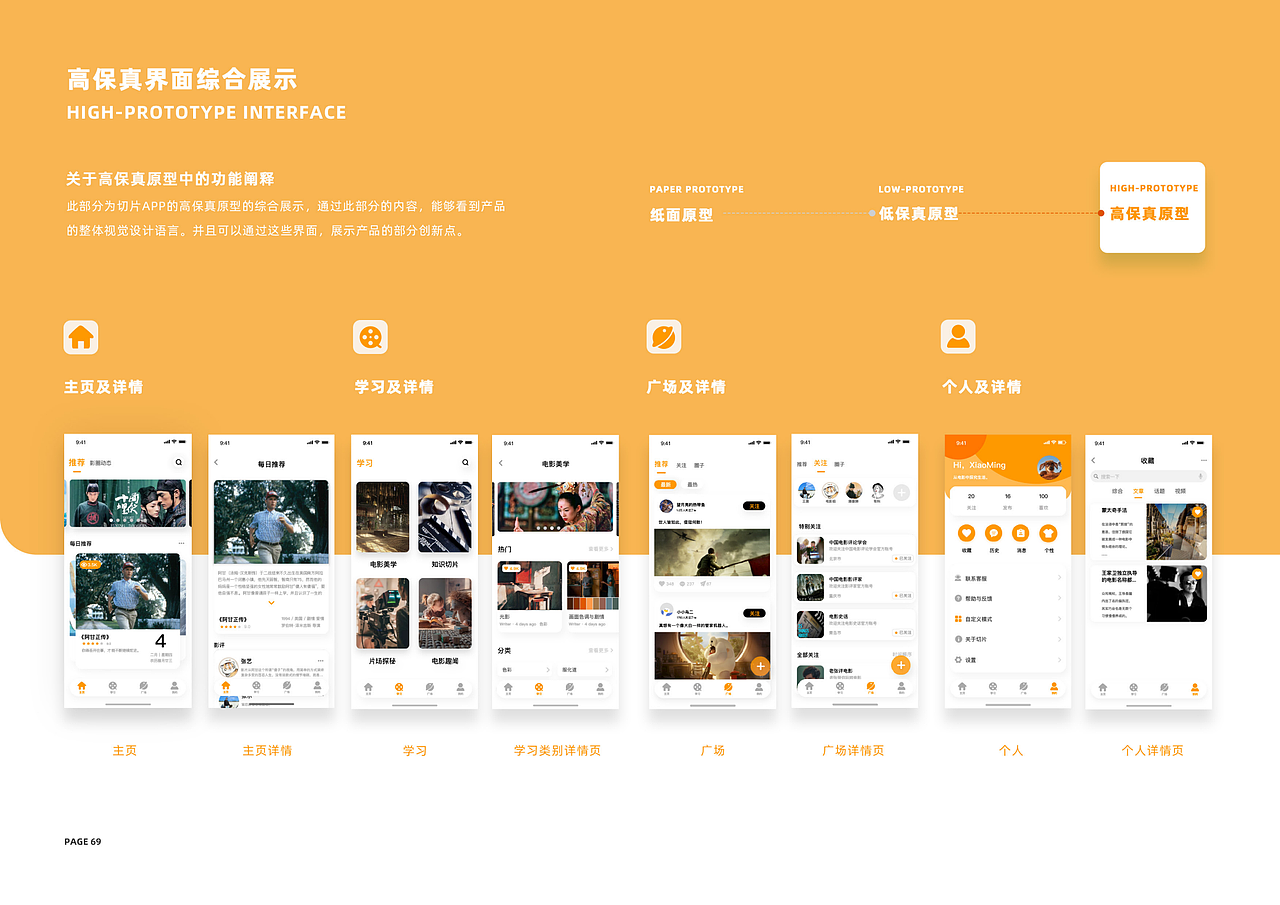 切片--电影学习类App界面设计（图ZMjg5MjQ1Nzc2） - 交互/UE - 站酷设计师LUMENMX原创素材 - 站酷ZCOOL