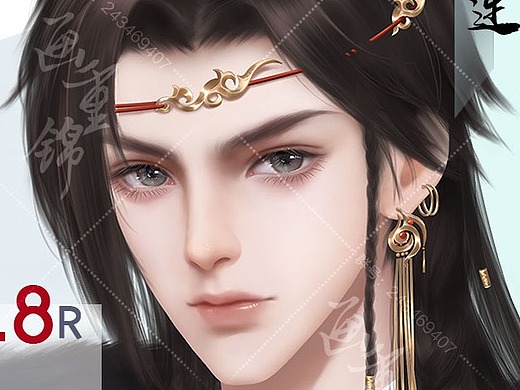 古代萝莉 立绘 拾春插画-商业插画2年前20800橙光 闪艺 易次元 古风男