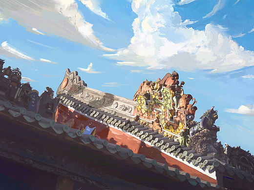 陈家祠书院一角