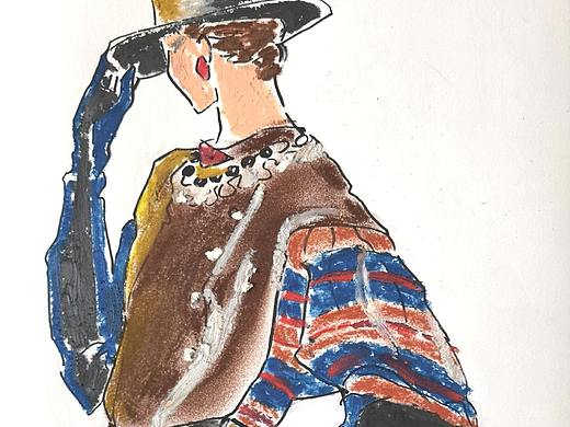 油画棒人像（个人主页-ZNTc2ODMzNDg=） - 艺术插画 - 站酷设计师abby_ababy原创素材 - 站酷ZCOOL