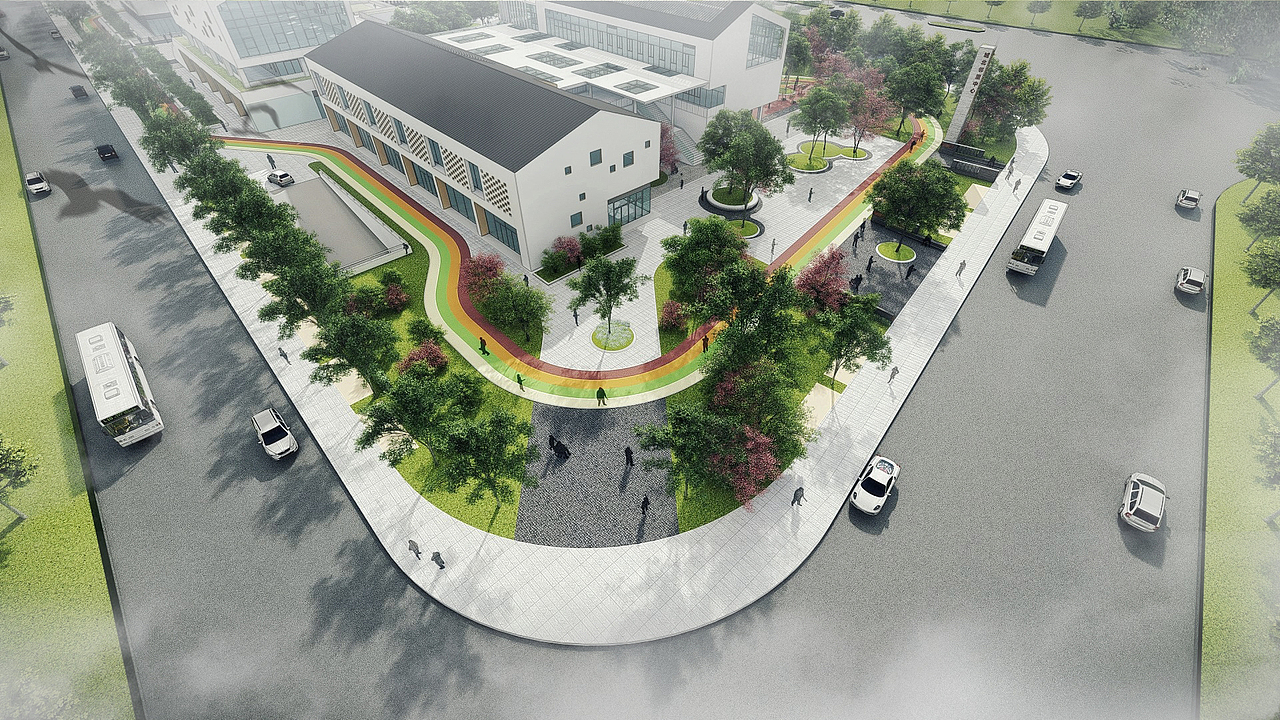 邻里中心景观设计（图ZMTM4MjU5MzA4） - 景观设计 - 站酷设计师梁西凹原创素材 - 站酷ZCOOL