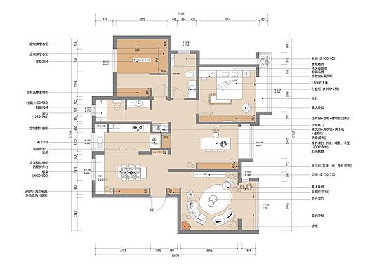 室内 / 平面方案布局图