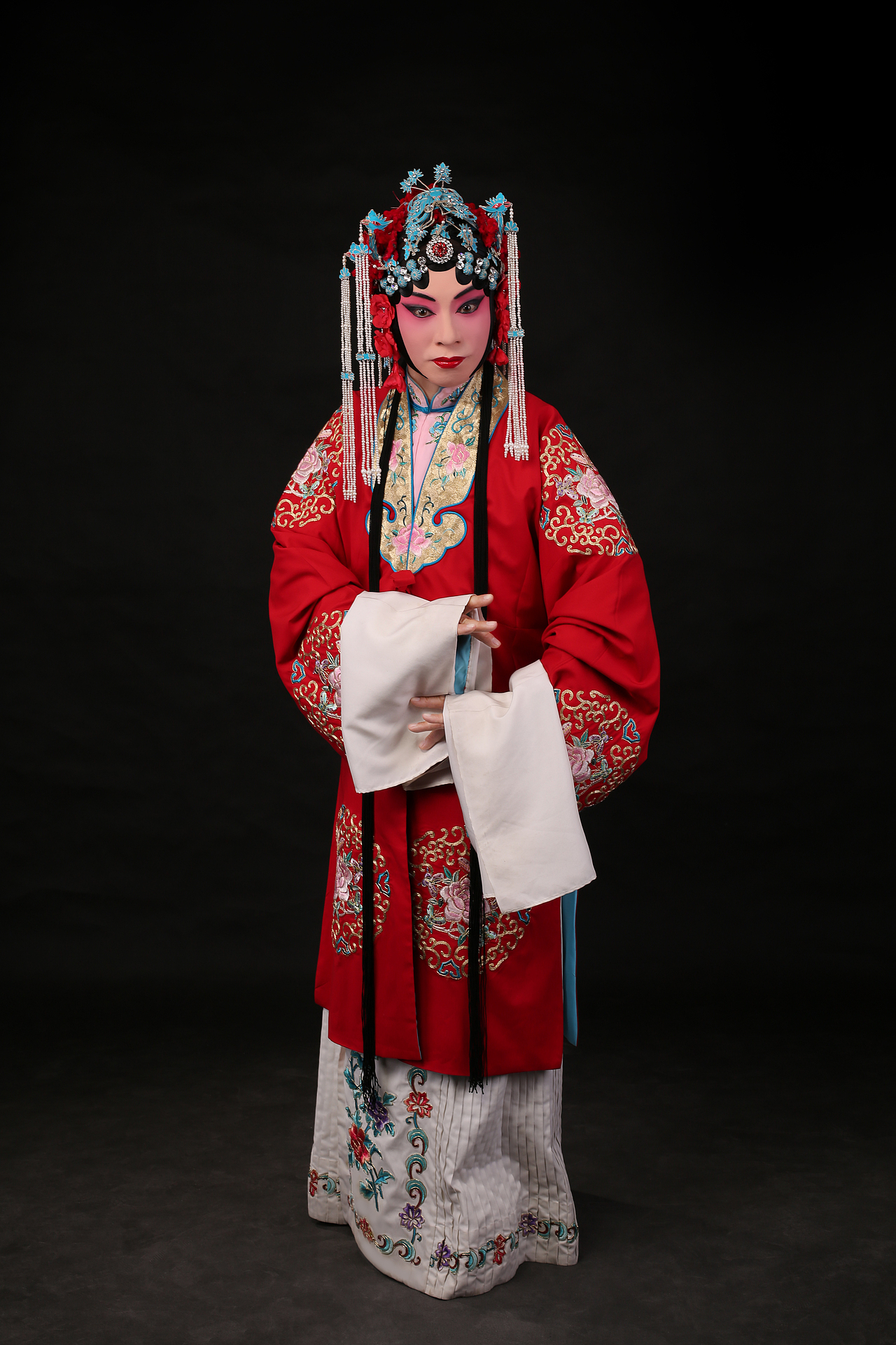 分享收藏我的京剧照 京剧旦角化妆   京剧刀马旦武旦我的京剧照--武旦