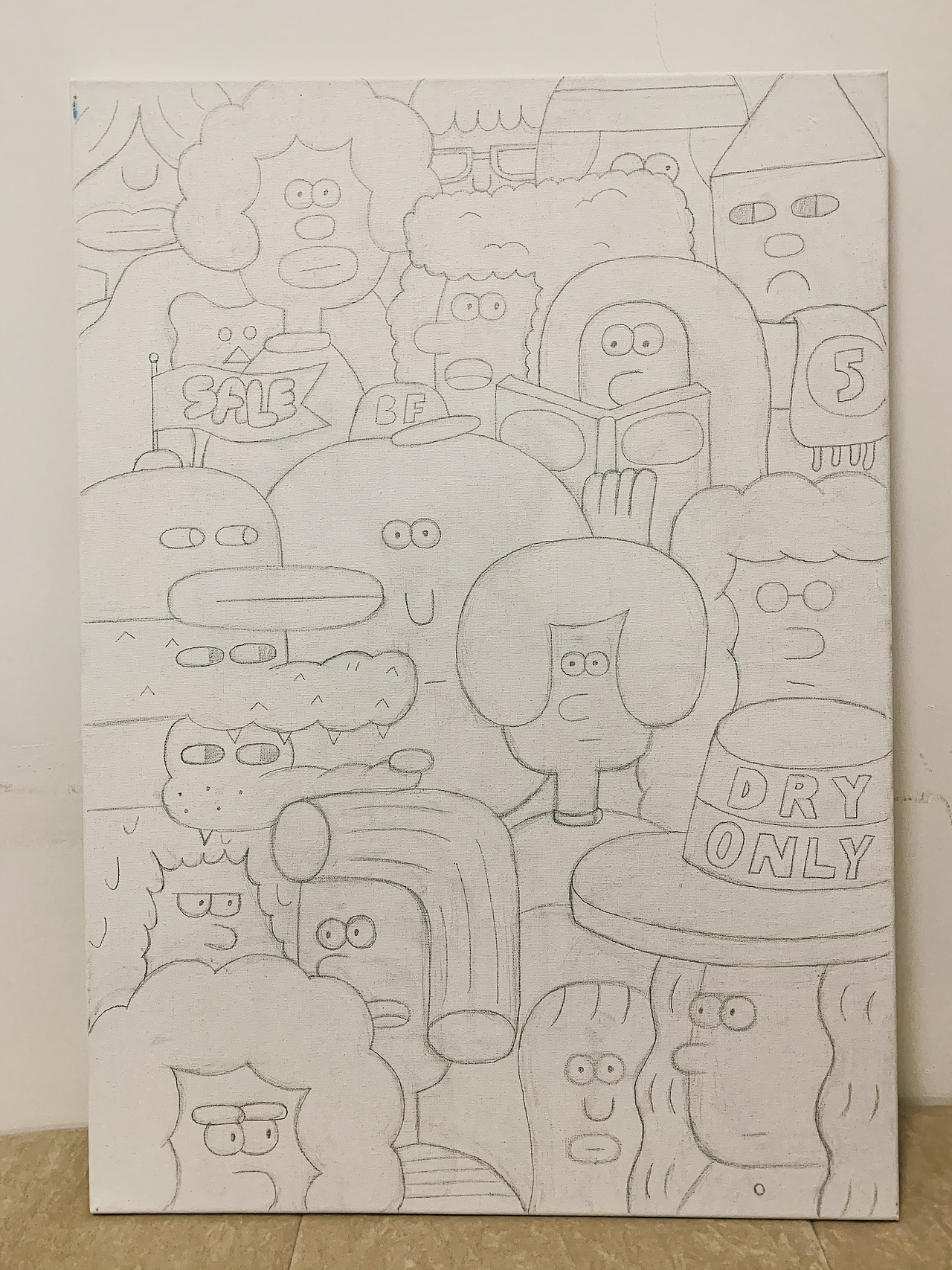 手绘丙烯颜料漫画（图ZMjQzNjAyNTcy） - 新锐潮流插画 - 站酷设计师SSAN珊原创素材 - 站酷ZCOOL