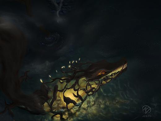 虚空烛龙（个人主页-ZNTc4NTI1NzY=） - 概念设定 - 站酷设计师AZEZO原创素材 - 站酷ZCOOL