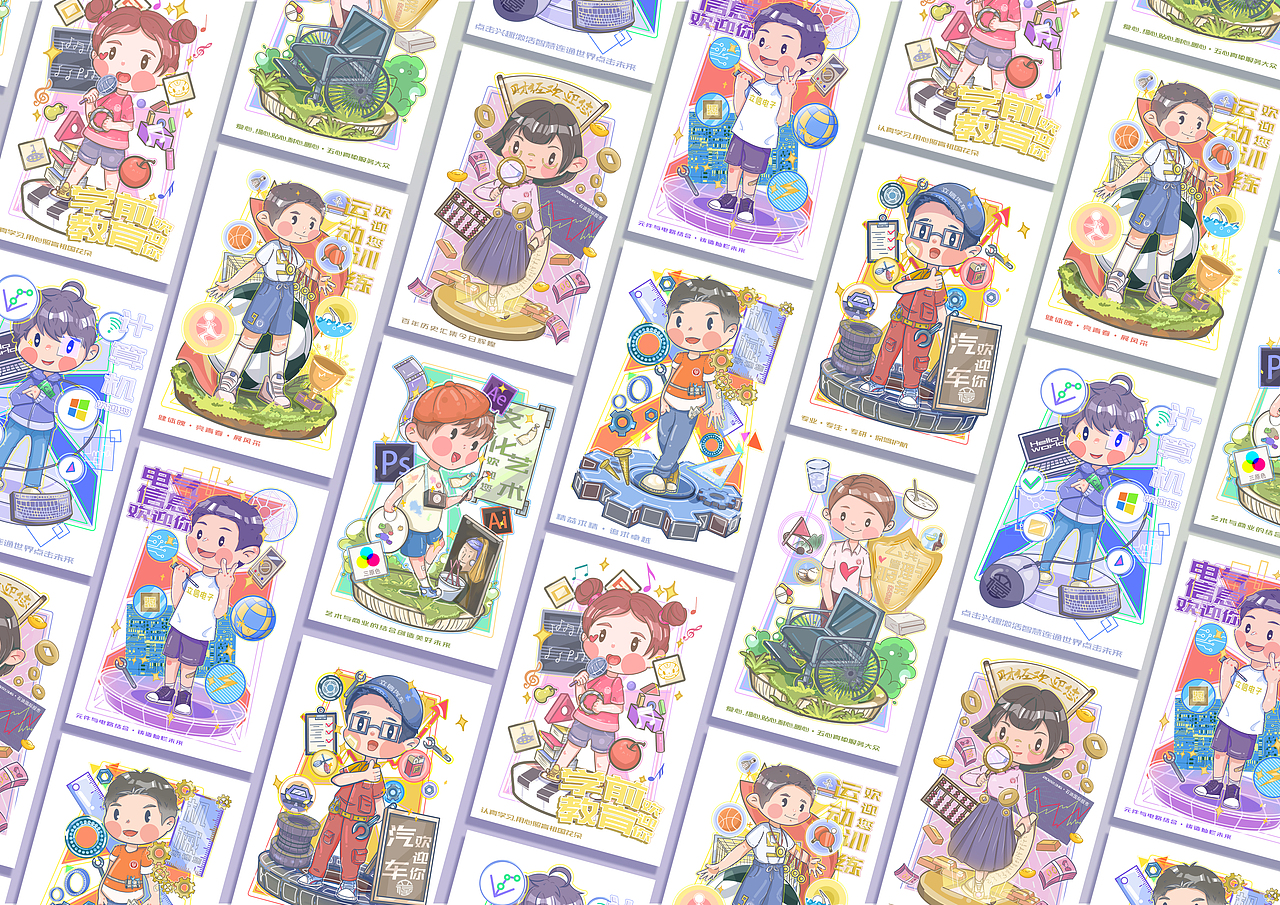 立信欢迎你（图ZMzAyMDE2ODQw） - 商业插画 - 站酷设计师那判原创素材 - 站酷ZCOOL