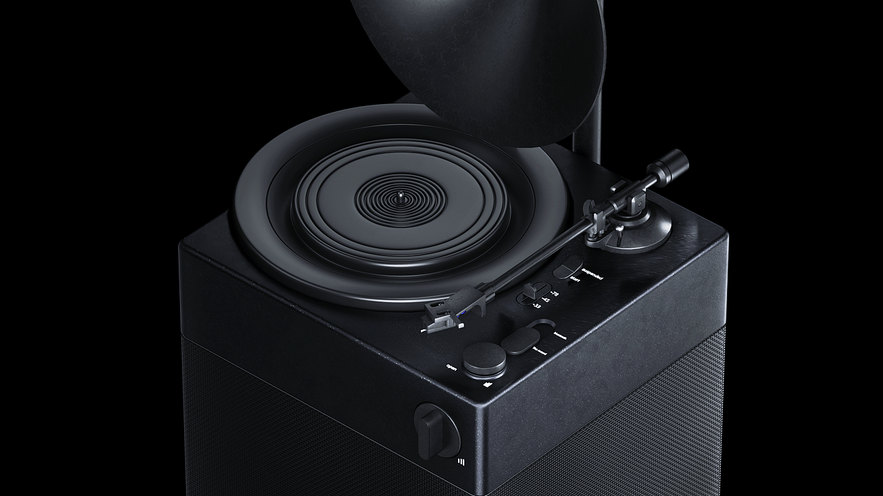 唱片机，留声机——哲别设计（图ZMjkzMzEyNzM2） - 电子产品 - 站酷设计师JEBE哲别设计原创素材 - 站酷ZCOOL