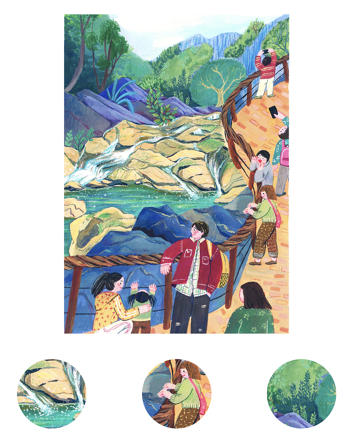 春天的画（图ZMjUyMzk3NDA4） - 创作习作 - 站酷设计师小耳朵_ting原创素材 - 站酷ZCOOL