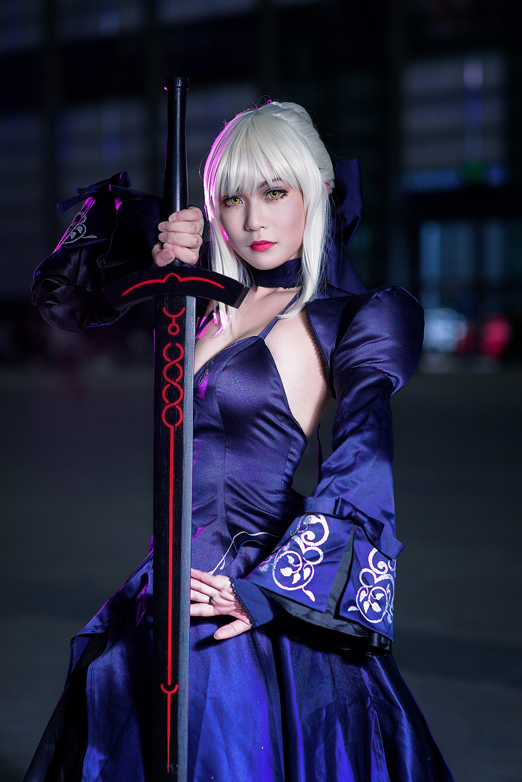 黑化Saber  cosplay  深10漫场照