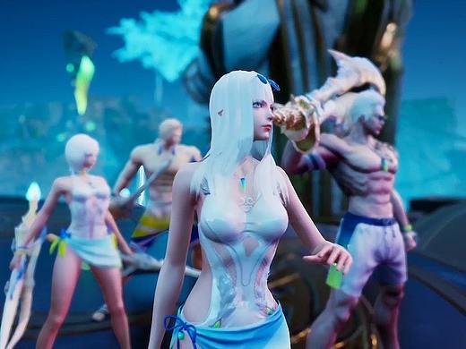 【投放广告】泳装主题皮肤广告（个人主页-ZNDE4MDQ0Mjg=） - 短片 - 站酷设计师夏侯xp原创素材 - 站酷ZCOOL