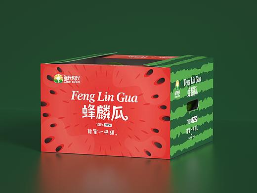 虎翼作品：陈氏阳光西瓜包装设计