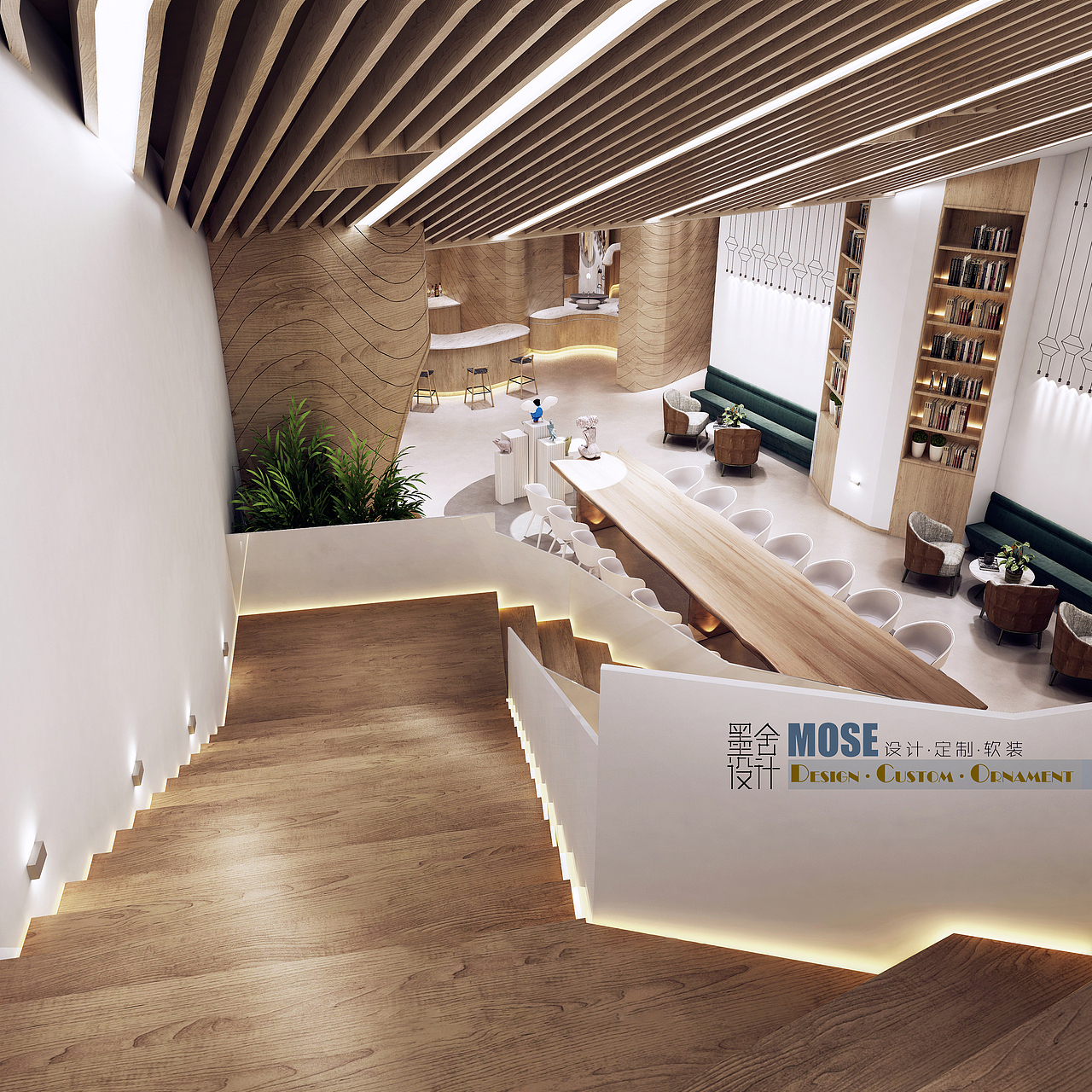 墨舍设计 | 艺展展厅设计（图ZMjMzMjk3NzY4） - 展陈设计 - 站酷设计师墨舍空间设计原创素材 - 站酷ZCOOL