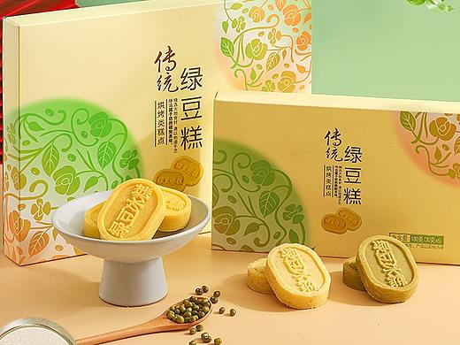 传统糕点类目绿豆糕主图