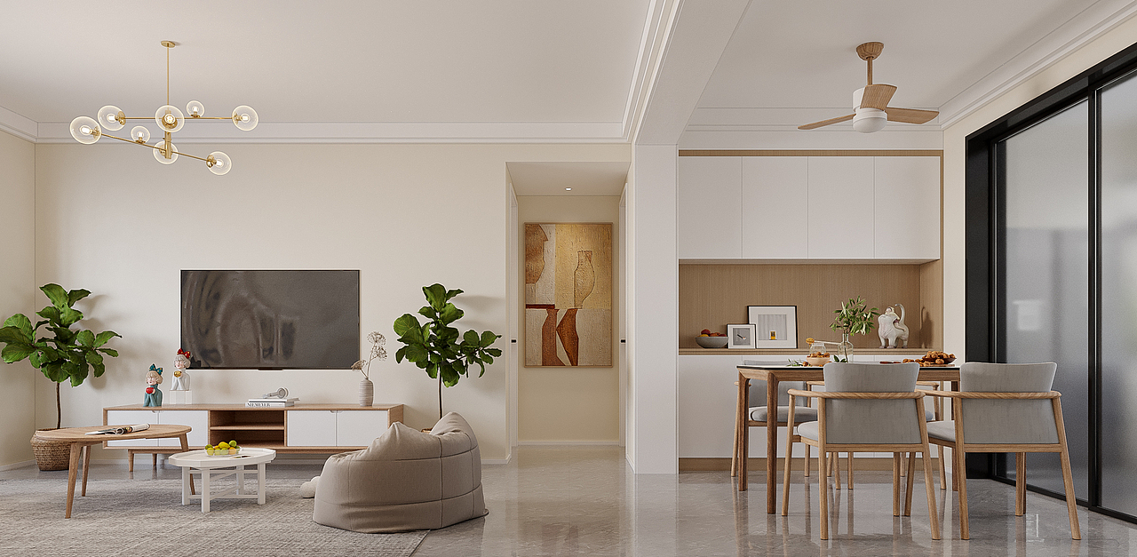 北欧风格客餐厅