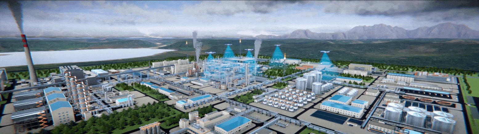 【原创】三维可视化-炼油化工厂（图ZMjgyOTA5MTYw） - 场景 - 站酷设计师AJI阿吉设计原创素材 - 站酷ZCOOL