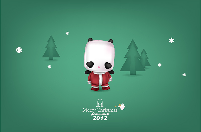 福宝圣诞贺图（图ZNzg2MjAzNg==） - 新锐潮流插画 - 站酷设计师庄正原创素材 - 站酷ZCOOL