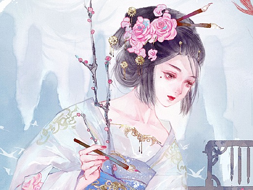 【古風插畫】隨隨高級版的課前測試