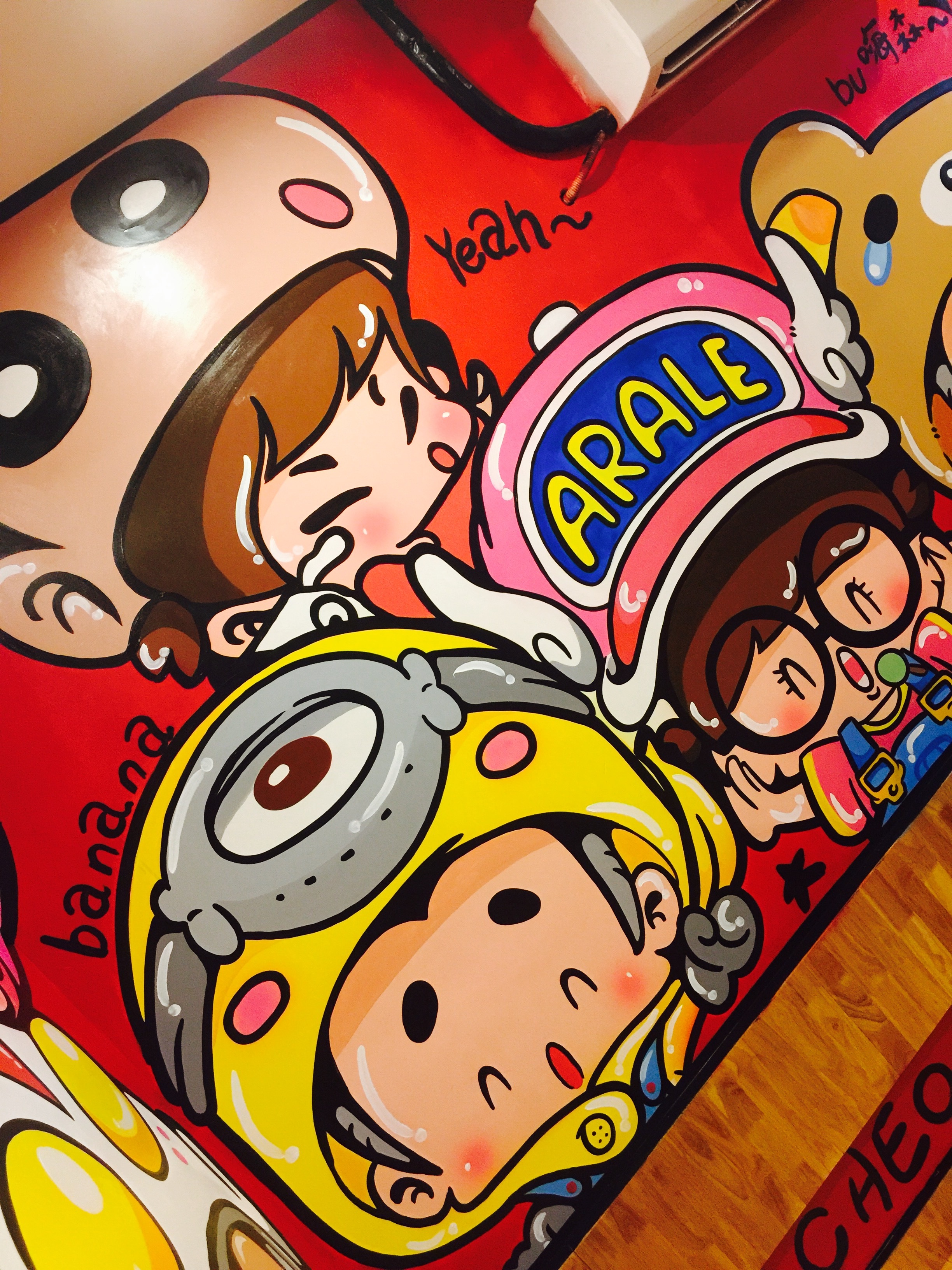 清潭洞烤肉店墙绘第二弹