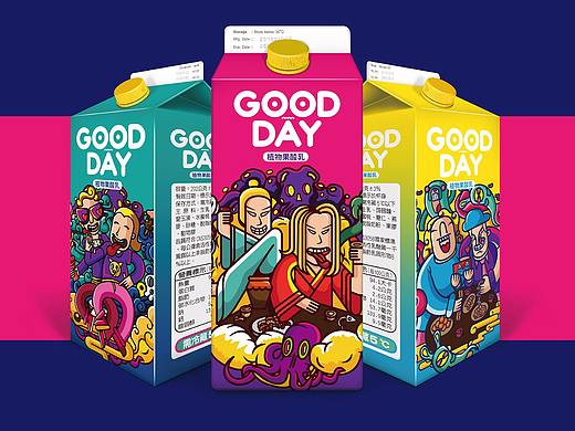 GOOD DAY饮品包装设计