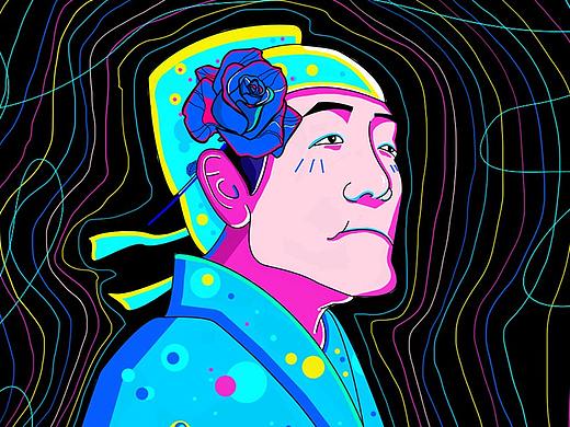 欲语还羞一杯酒（个人主页-ZMzk0NDYwNjQ=） - 创作习作 - 站酷设计师梦露梦露露原创素材 - 站酷ZCOOL