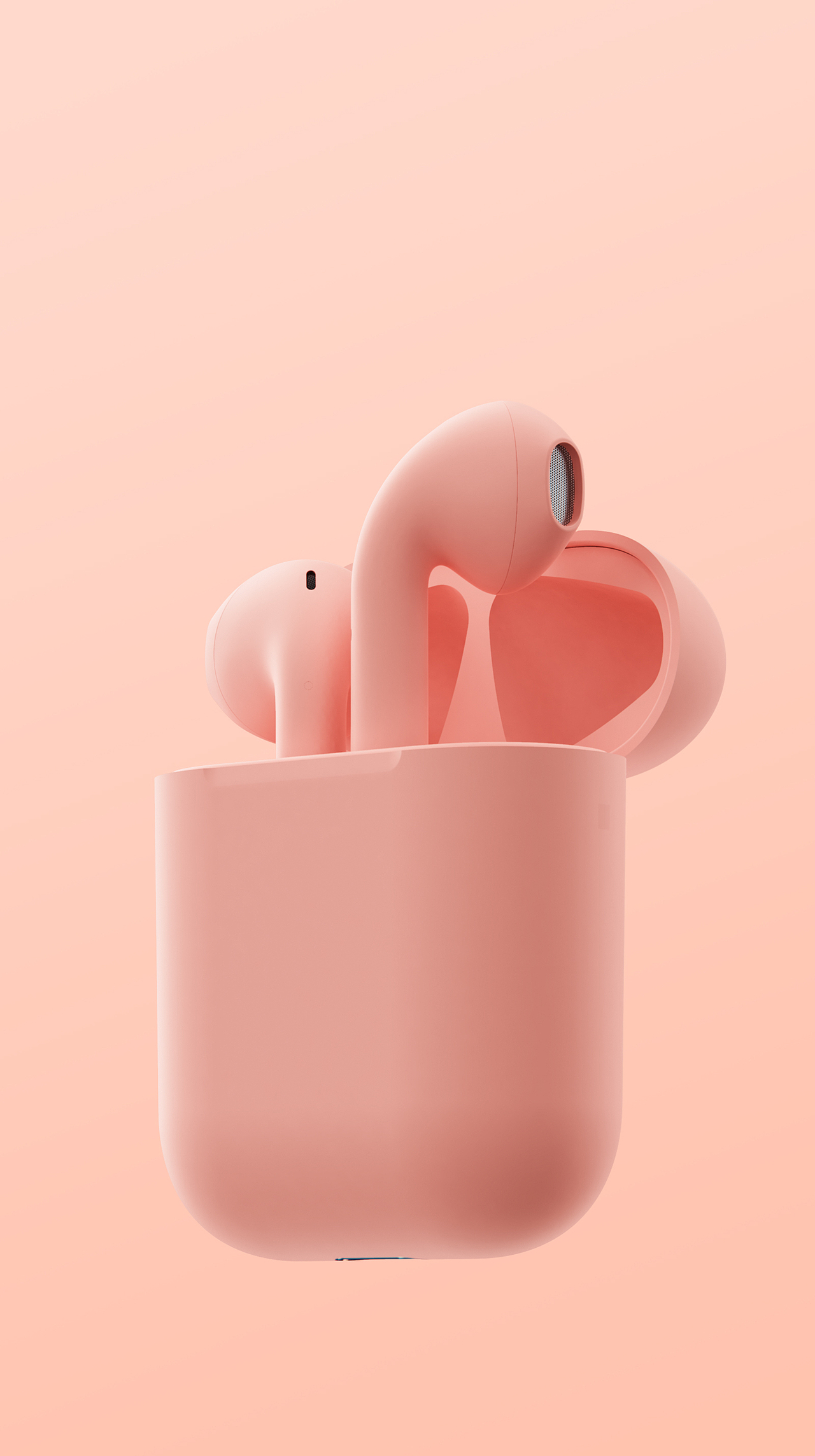 一组蓝牙耳机渲染~