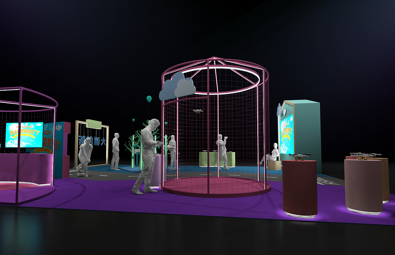 大疆巡展设计方案（图ZMTA3NzQ0MjUy） - 其他三维 - 站酷设计师STOUR_SAN原创素材 - 站酷ZCOOL