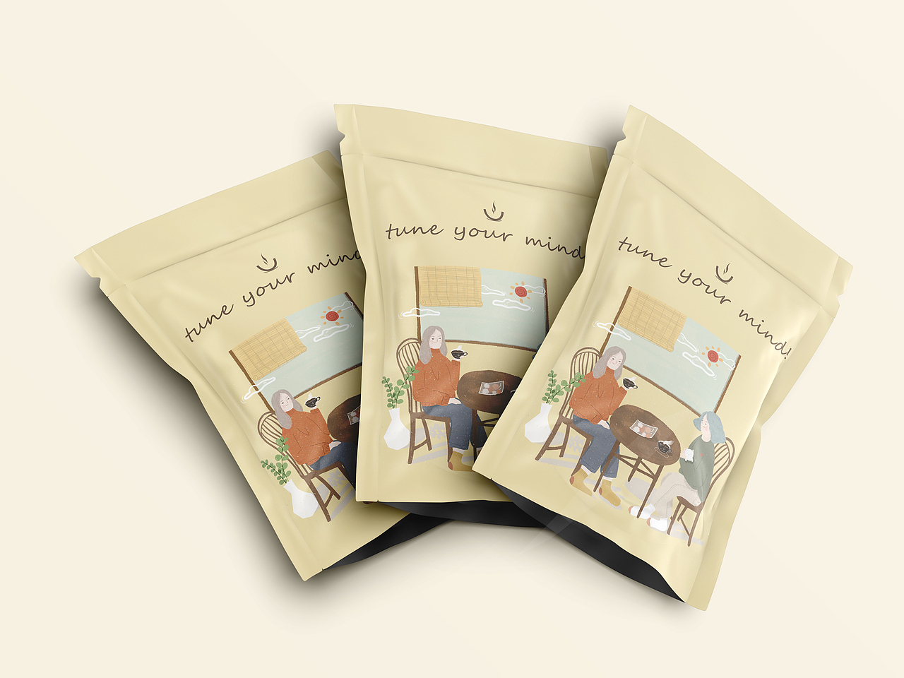 tune coffee 品牌插画设计（图ZMjA0MjE5MDg4） - 商业插画 - 站酷设计师门门_menmen原创素材 - 站酷ZCOOL