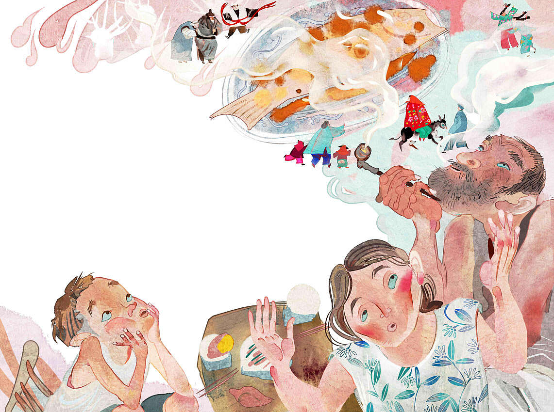 寻找鱼王（图ZMjEzNDIyNDQ0） - 儿童插画 - 站酷设计师尧立原创素材 - 站酷ZCOOL