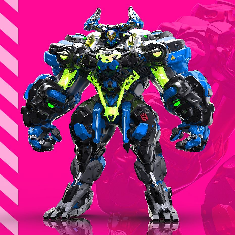 七彩棒棒牛机甲