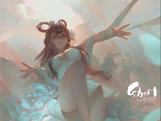 他的画,每一张都可以做壁纸