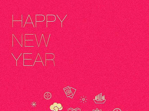 在财富APP新年闪屏