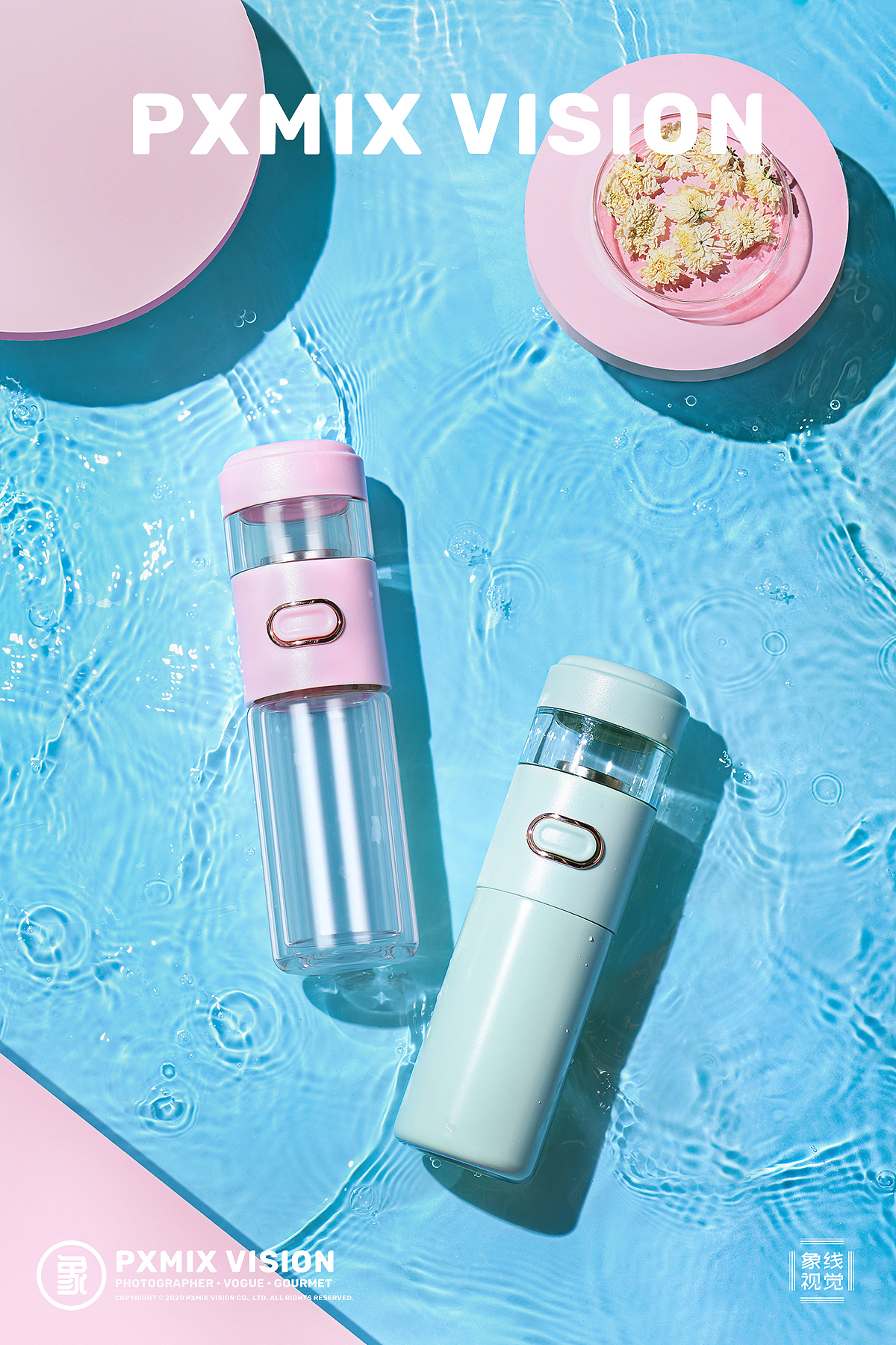 茶水分离杯 水具电商摄影