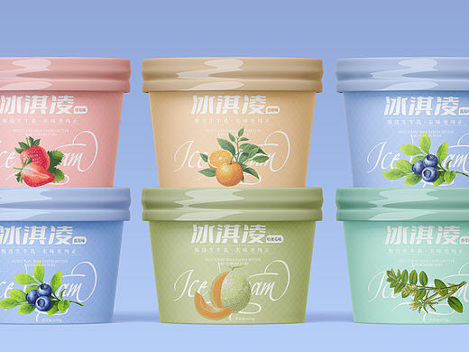 冰淇淋包装设计零食包装设计
