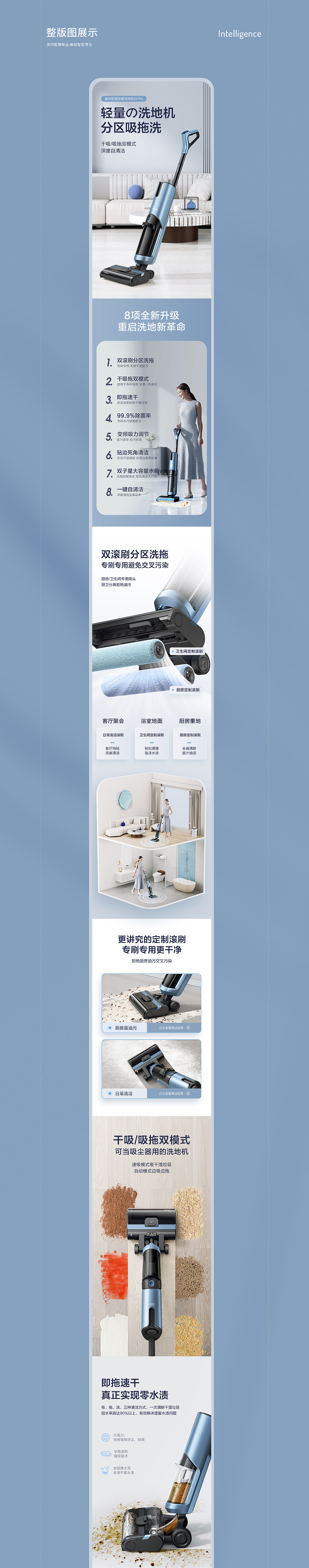 美的X9洗地机（图ZMjkzMDAyMDQw） - 电商 - 站酷设计师灰灰不吃鱼原创素材 - 站酷ZCOOL