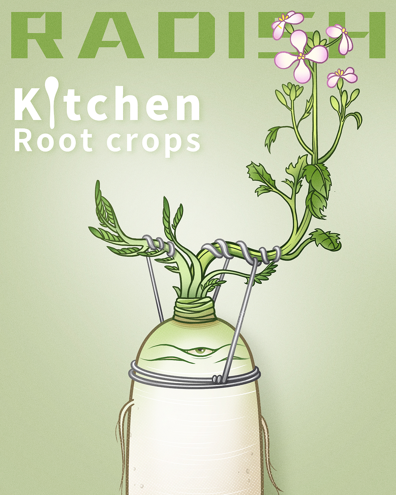根块植物？根块蔬菜！（图ZMzAzNDY3MzQw） - 新锐潮流插画 - 站酷设计师Kwok盖原创素材 - 站酷ZCOOL
