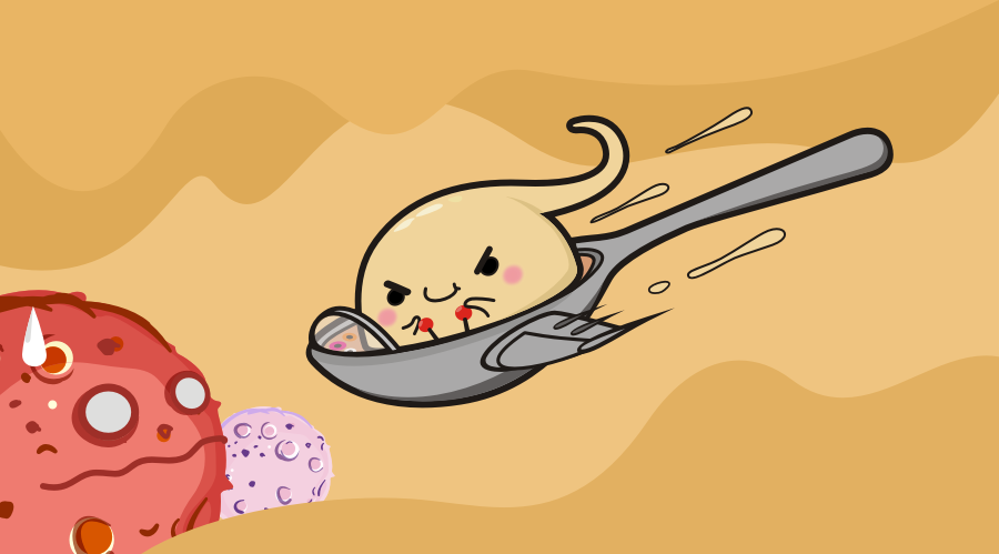 冲啊!麦芽糖baby / 卡通logo设计