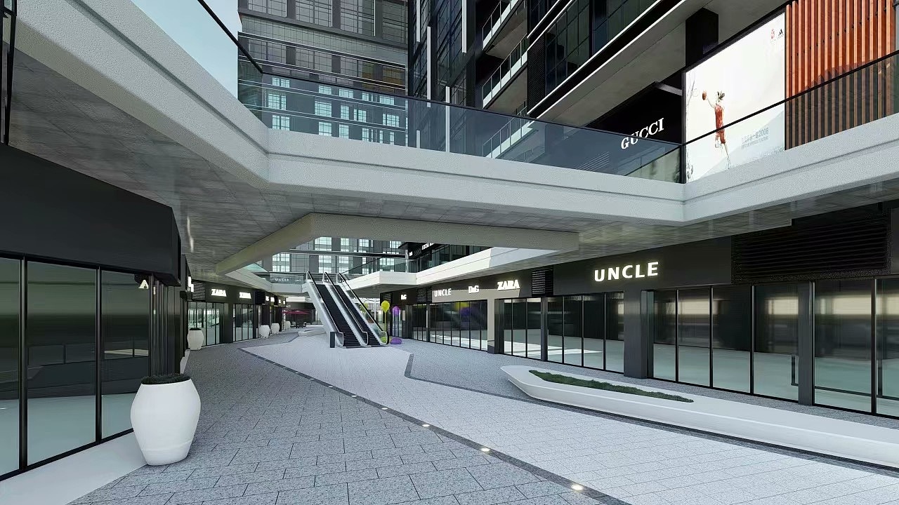 商业展示区效果