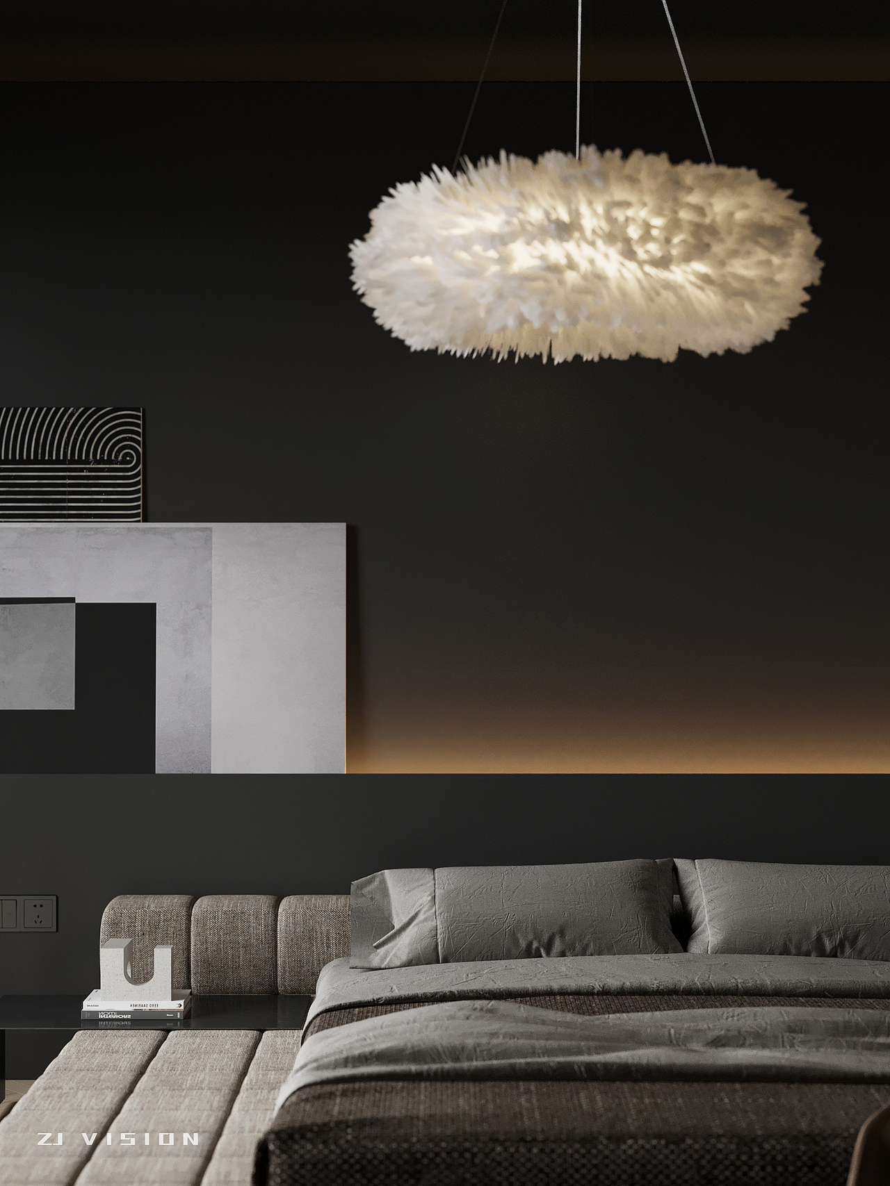 现代风卧室表现