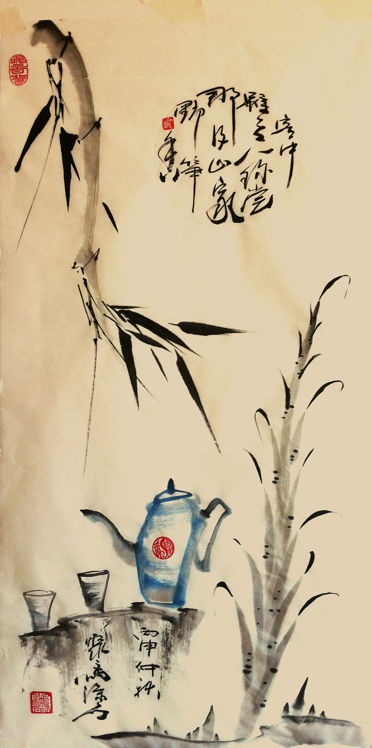 禅茶一味 聚马凉石