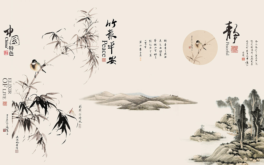2022花鸟（图ZMjc2NzAzNjgw） - 商业插画 - 站酷设计师新中式纱画图库原创素材 - 站酷ZCOOL