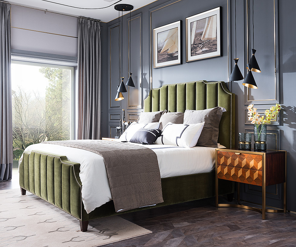 美式轻奢风格家具摄影 现代美式家具摄影 简约美式摄影