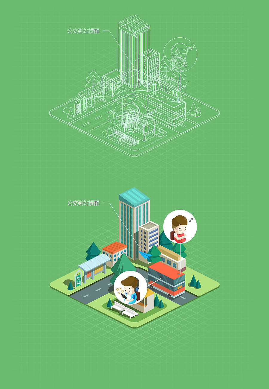 高德地图660版本功能引导图设计