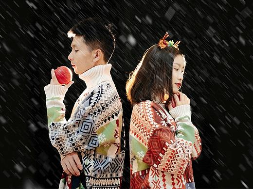 神明少女圣诞写真