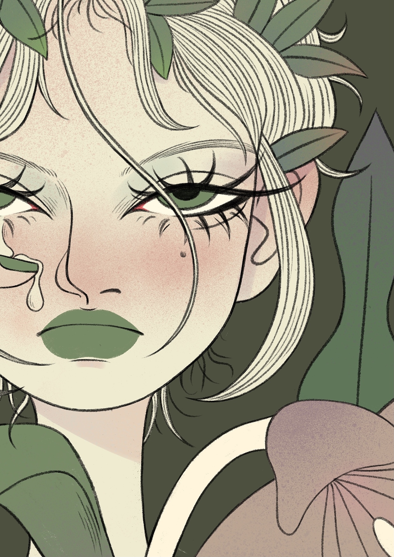 下雨天（图ZMjU4Nzk0NTY0） - 艺术插画 - 站酷设计师猫芥SPIRIT原创素材 - 站酷ZCOOL